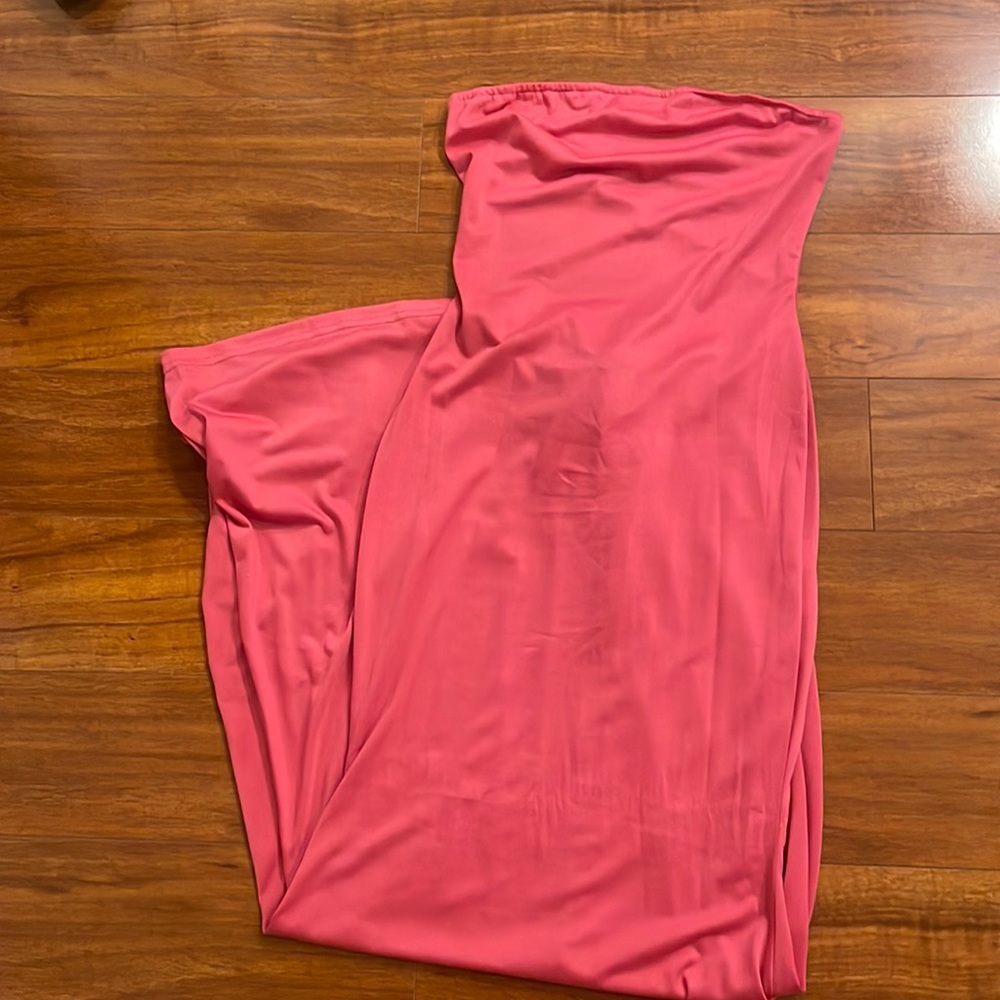 SHEIN hot pink maxi dress
